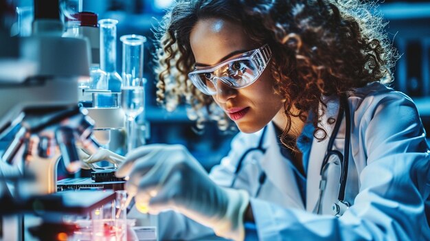 Scientist working in a laboratory